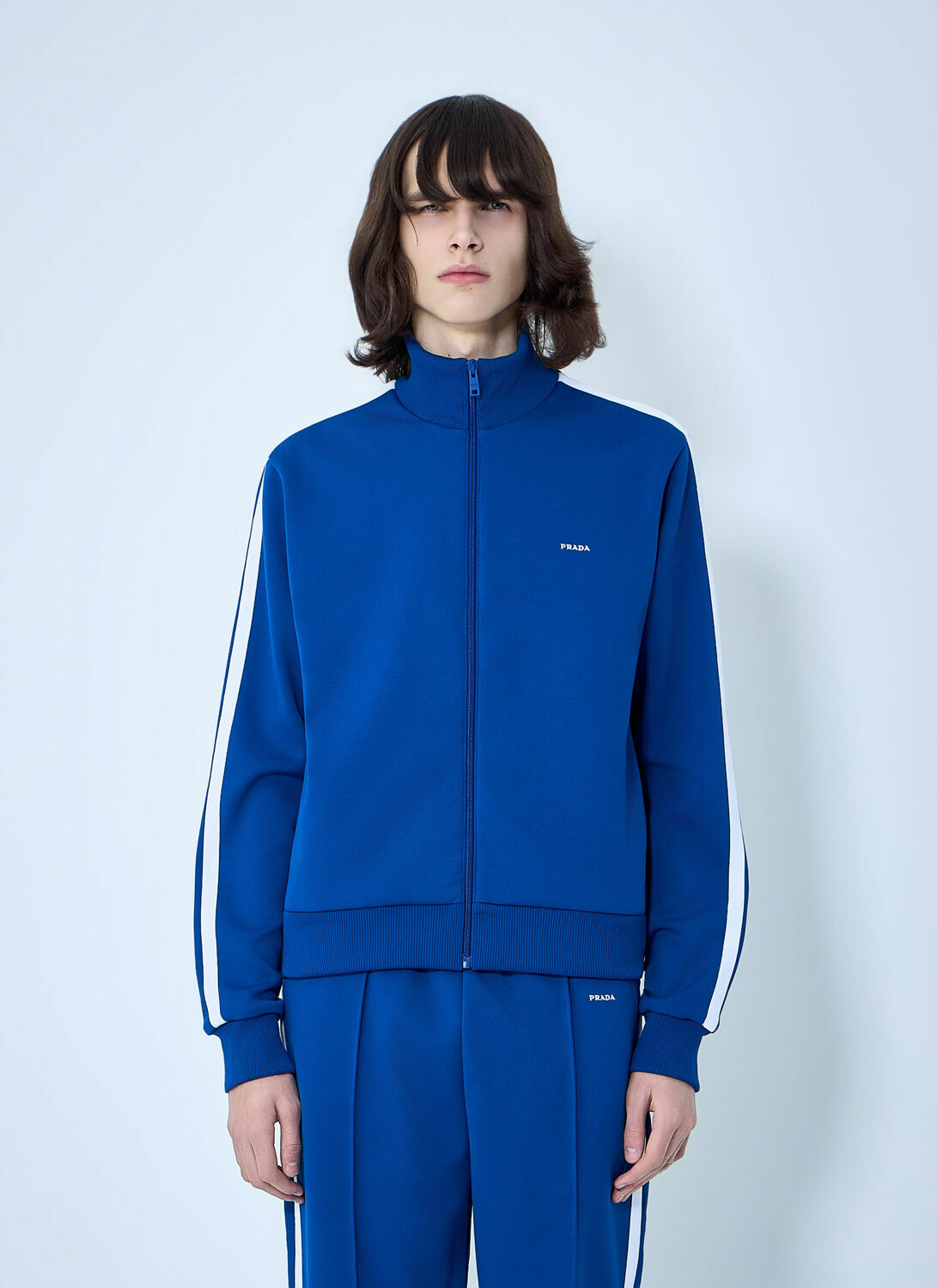 Prada Zip-Front Track Jacket