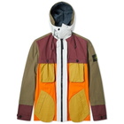 Stone Island Reflective Patchwork Double Layered Jacket