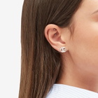 Gucci Women's GG Marmont Earrings in Silver