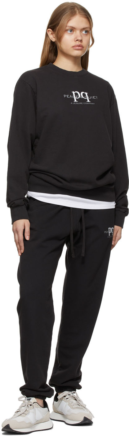 Museum of Peace & Quiet Black Leisure Company Sweatshirt