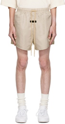 Fear of God ESSENTIALS Taupe Drawstring Shorts