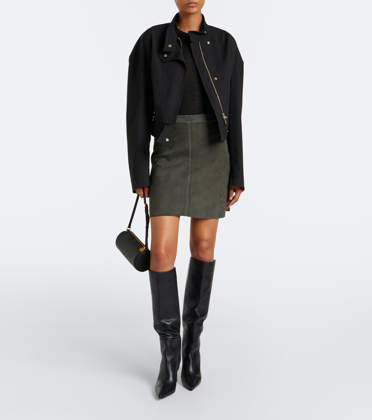 Stouls Lucie suede miniskirt