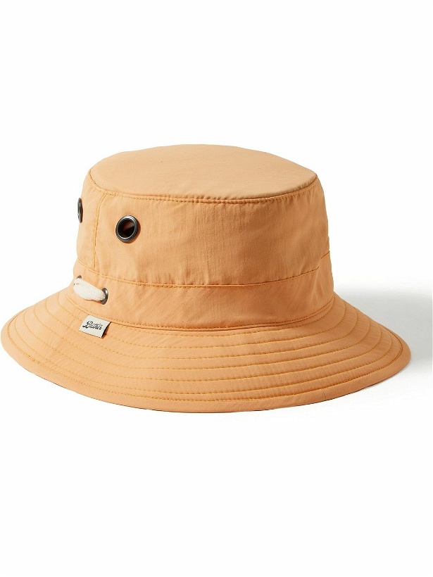Photo: Bather - Tilley T1 Nylon Bucket Hat - Orange