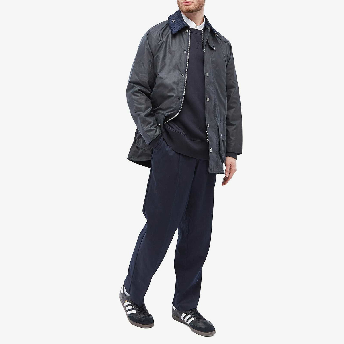 00s Barbour Beaufort C44 Navy ライナー付 00s Barbour Beaufort C44 Navy ライナー付