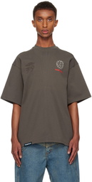 NAMESAKE Gray Sava Oversized Stone Buddha T-Shirt