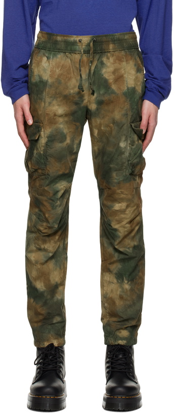 Photo: John Elliott Green & Brown Drawstring Cargo Pants