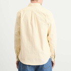 Portuguese Flannel Men's Lobo Button Down Corduroy Shirt in Ecru