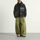 Maharishi Men's Upcycled Patchwork Chore Jacket in Black