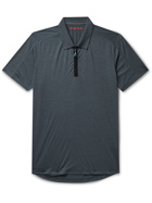 Orlebar Brown - Downtown Capsule Jarrett Merino Wool-Blend Jersey Polo Shirt - Gray