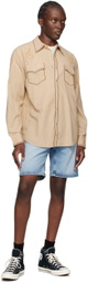 Nudie Jeans Blue Seth Denim Shorts