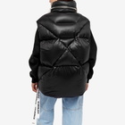 Khrisjoy Women's Oversize Puffer Vest in Black