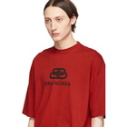 Balenciaga Red BB T-Shirt