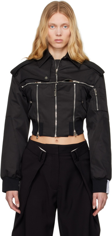 Photo: Rokh Black Broken Harrington Jacket