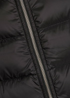 Ten C Padded Hooded Nylon Jacket Dark Grey