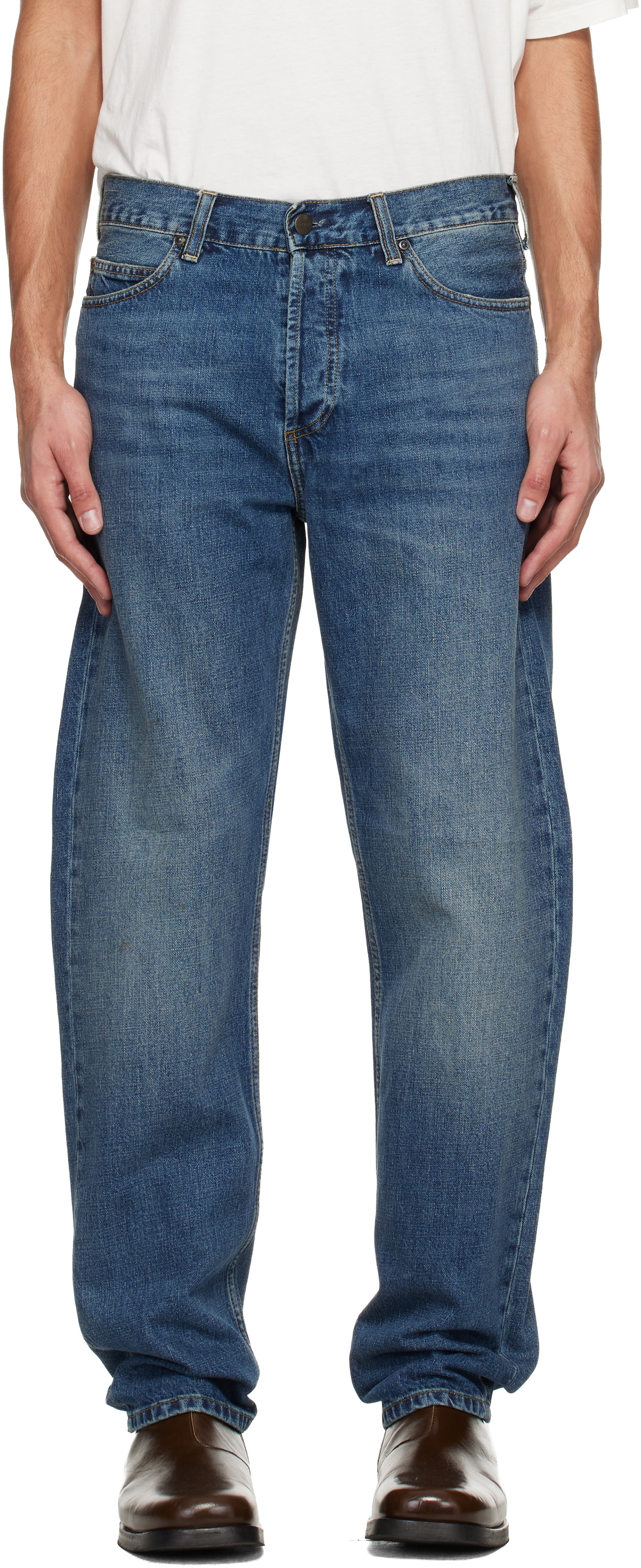 Carhartt Work In Progress Blue Marlow Jeans Carhartt WIP