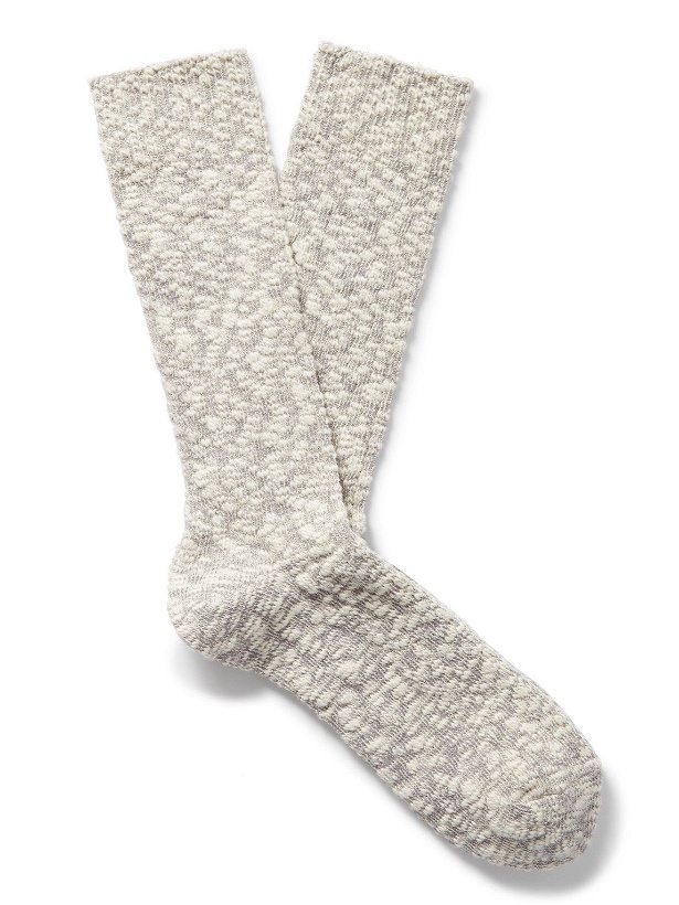 Photo: Anonymous ism - Slub Cotton-Blend Socks