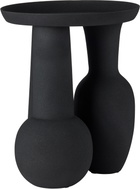 POLSPOTTEN Black Roman Vase & Plate