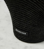 Balenciaga Beach Bag Medium raffia tote bag