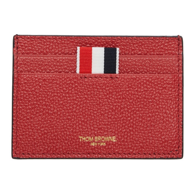 Photo: Thom Browne Red Leather Card Holder