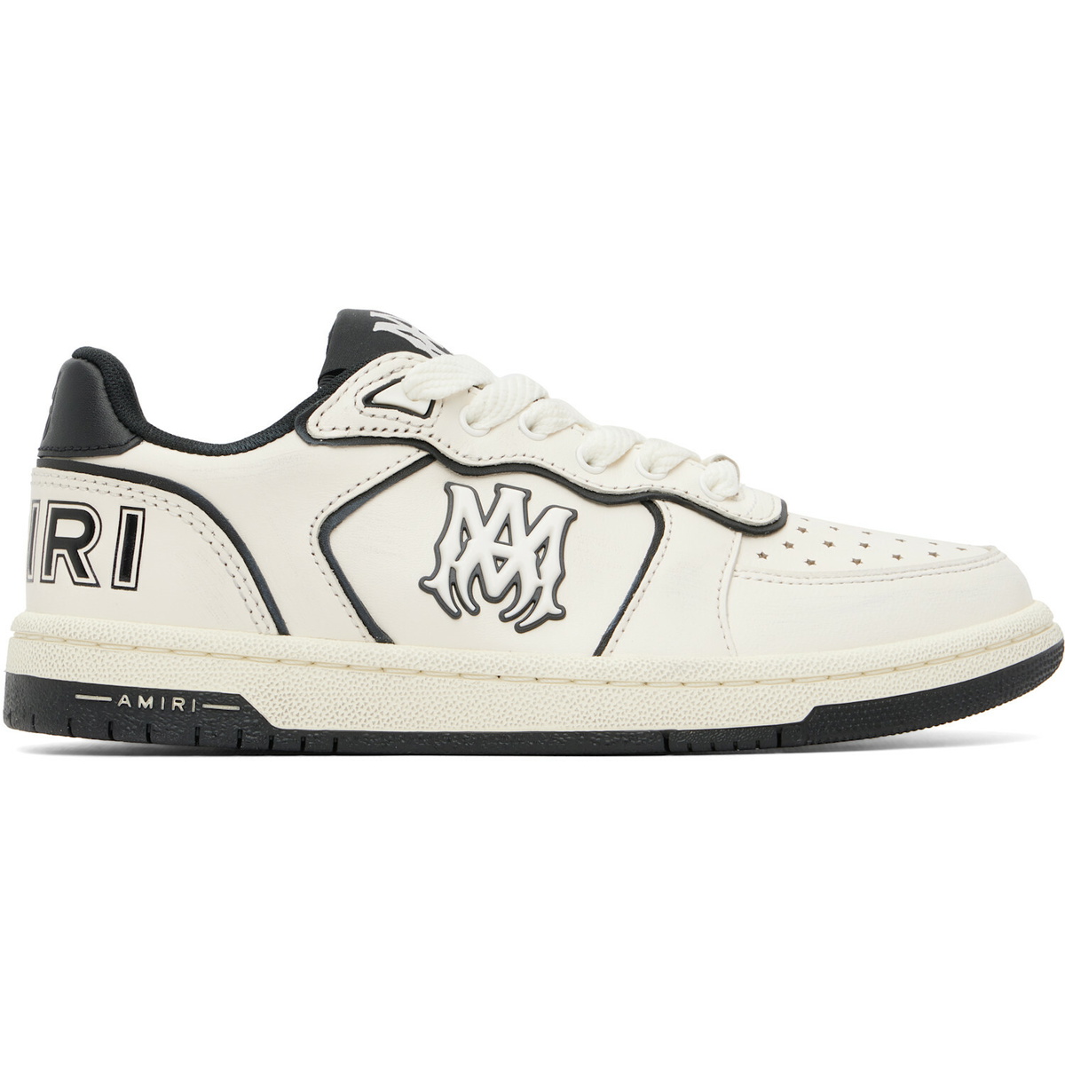 AMIRI Off-White & Black Newport Sneakers