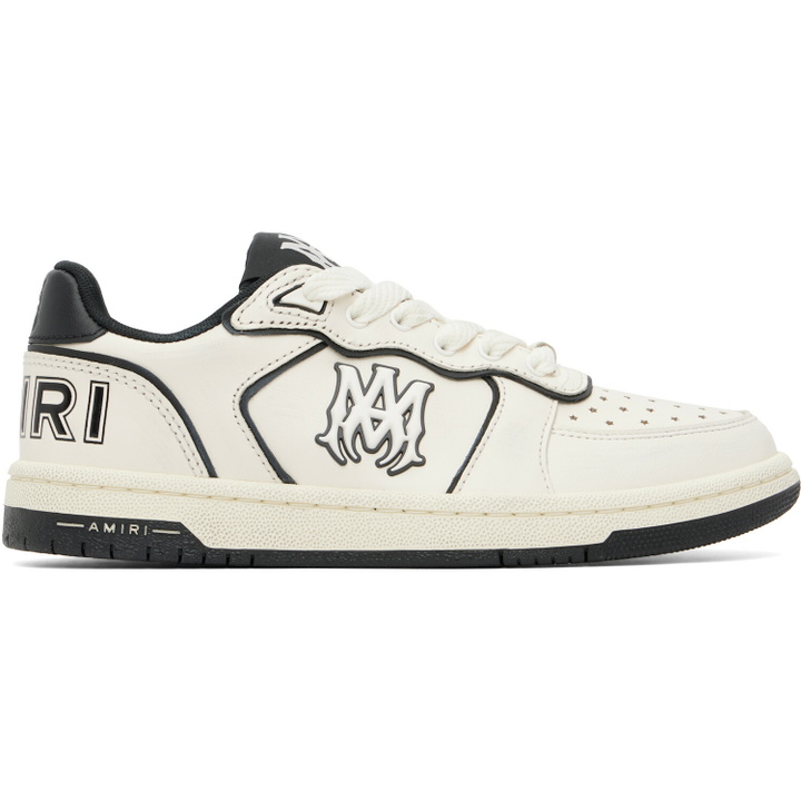 Photo: AMIRI Off-White & Black Newport Sneakers