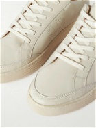 Belstaff - Track Logo-Perforated Leather Sneakers - Neutrals