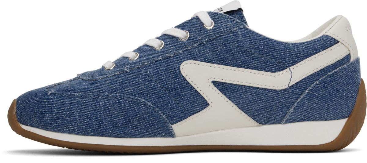 rag & bone Blue Slim Retro Runner Sneakers