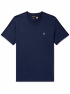 Polo Ralph Lauren - Logo-Embroidered Cotton-Jersey Pyjama Top - Blue