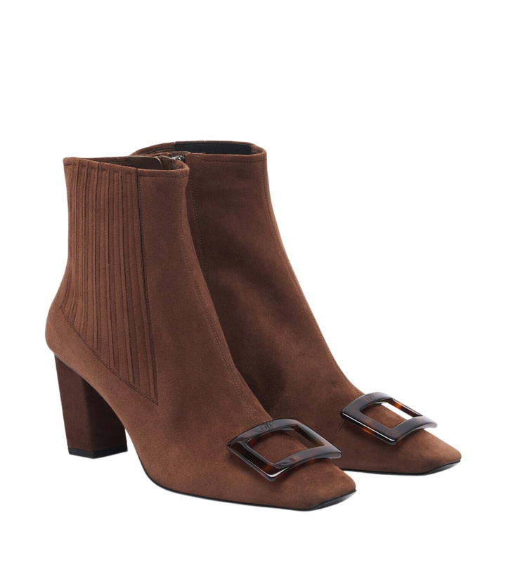 Photo: Roger Vivier Belle Vivier suede ankle boots