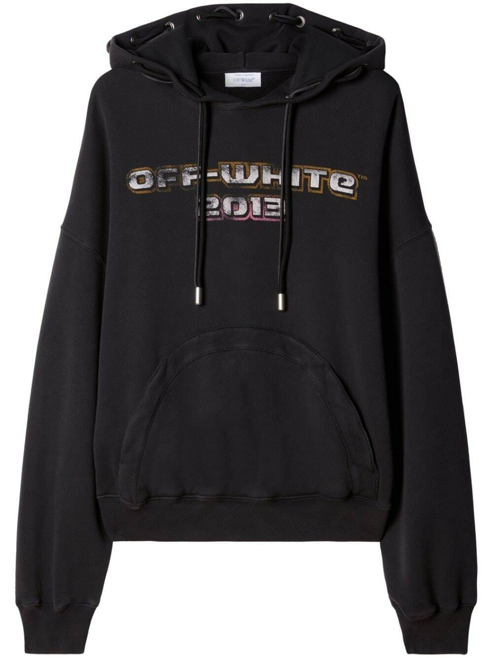 OFF-WHITE - Cotton Hoodie Off-White