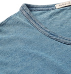 Nudie Jeans - Kurt Slim-Fit Indigo-Dyed Organic Cotton-Jersey T-Shirt - Men - Indigo