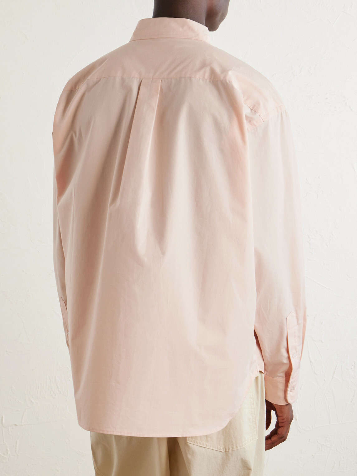 Cherry Los Angeles - Button-Down Cotton-Poplin Shirt - Pink