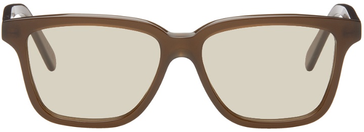 Photo: TOTEME Brown 'The Squares' Sunglasses