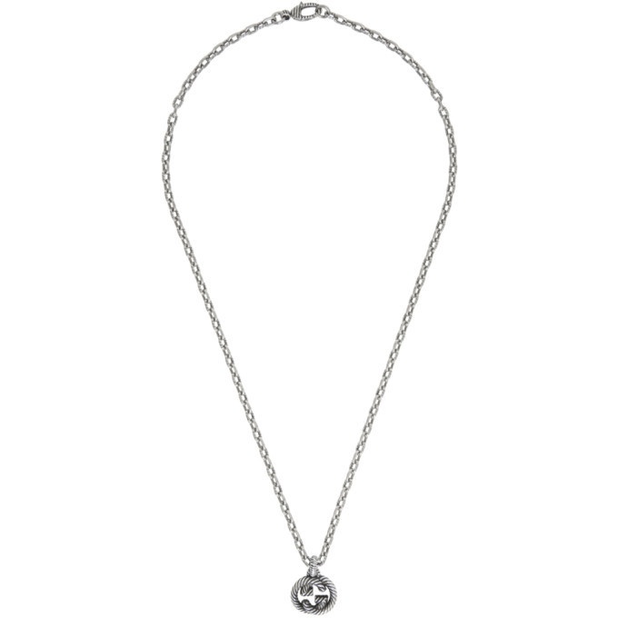 Photo: Gucci Silver Interlocking G Chain Necklace