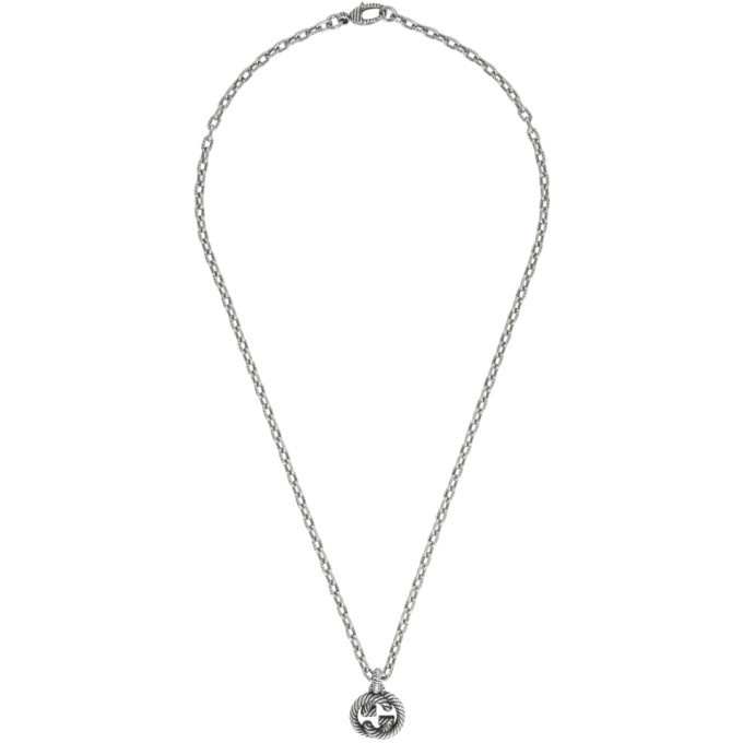 Photo: Gucci Silver Interlocking G Chain Necklace