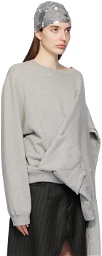 Doublet Gray AI Image Generation Mistake Hoodie