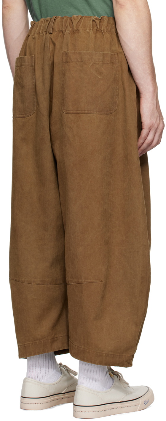 Aviva Jifei Xue Brown Cocoon Trousers