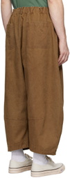 Aviva Jifei Xue Brown Cocoon Trousers