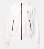 Brunello Cucinelli Cotton-blend piqué hoodie