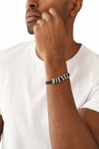 Diesel Two-Tone stainless steel chain bracelet - Bracelets - Unisex - Black