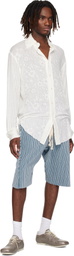 Edward Cuming Off-White Kitchen Curtain Shirt