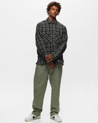 Bstn Brand Bouclé Plaid Shirt Black - Mens - Longsleeves