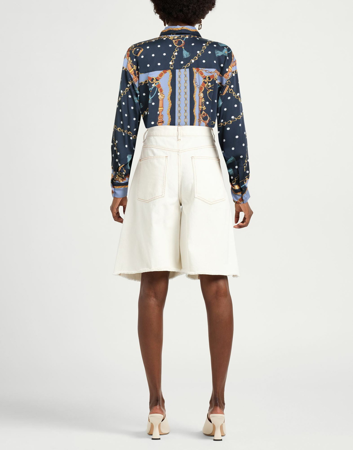 Maje Womens Shirt in Light blue