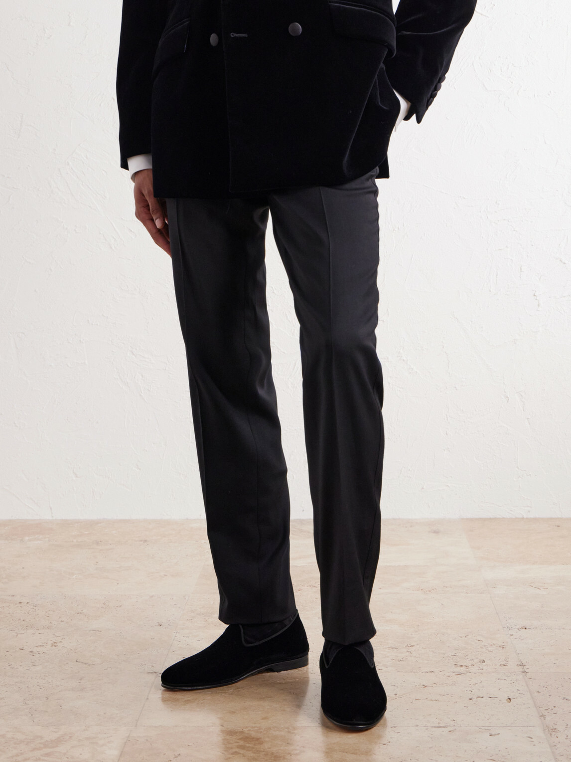 Rubinacci - Velvet Loafers - Black