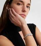Yeprem 18kt rose and white gold (750/1000) bracelet with diamonds