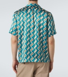 Frescobol Carioca Roberto printed silk shirt