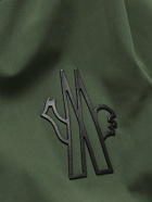 Moncler Grenoble - Logo-Appliquéd Stretch-Jersey Zip-Up Base Layer - Green