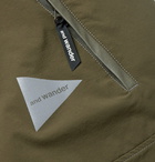 And Wander - Waterproof Nylon-Blend Shell Hooded Jacket - Men - Green