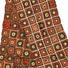 Story mfg. Crochet Piece Scarf XL in Bergamot