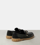 Valentino Garavani Leisure Flows leather loafers